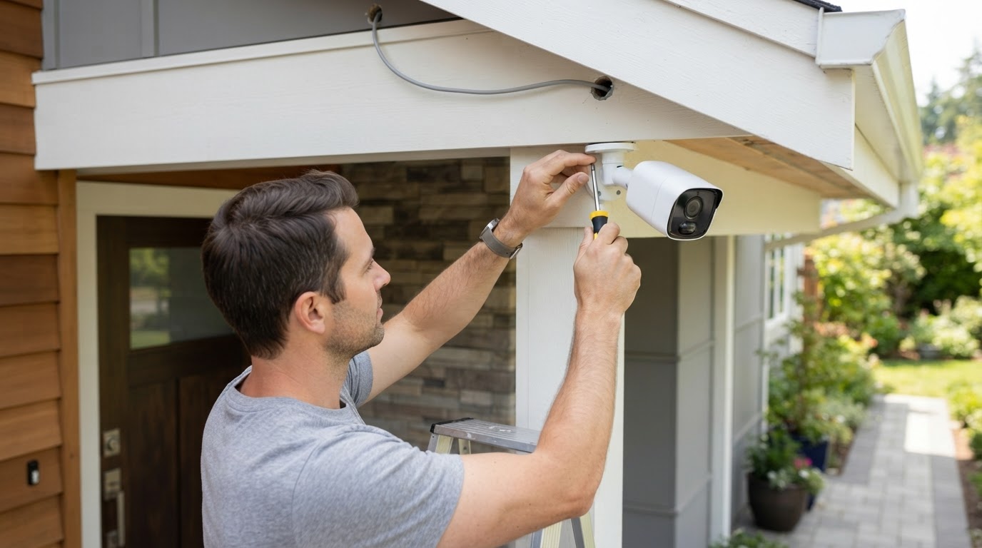 Modern DIY security camera setup